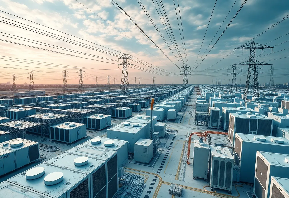 Modern data centers showcasing technology and infrastructure