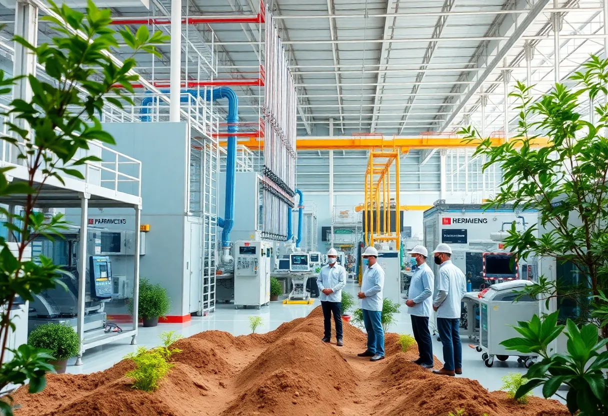 Groundbreaking ceremony for Merck's new manufacturing facility in Virginia