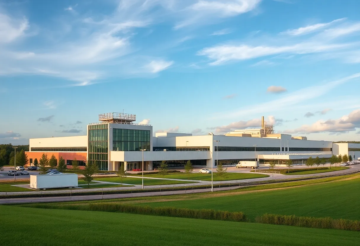 Merck's new manufacturing facility in Virginia's Elkton