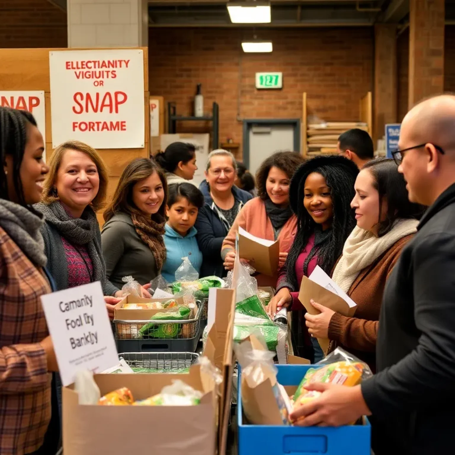 Families in Virginia receiving food assistance