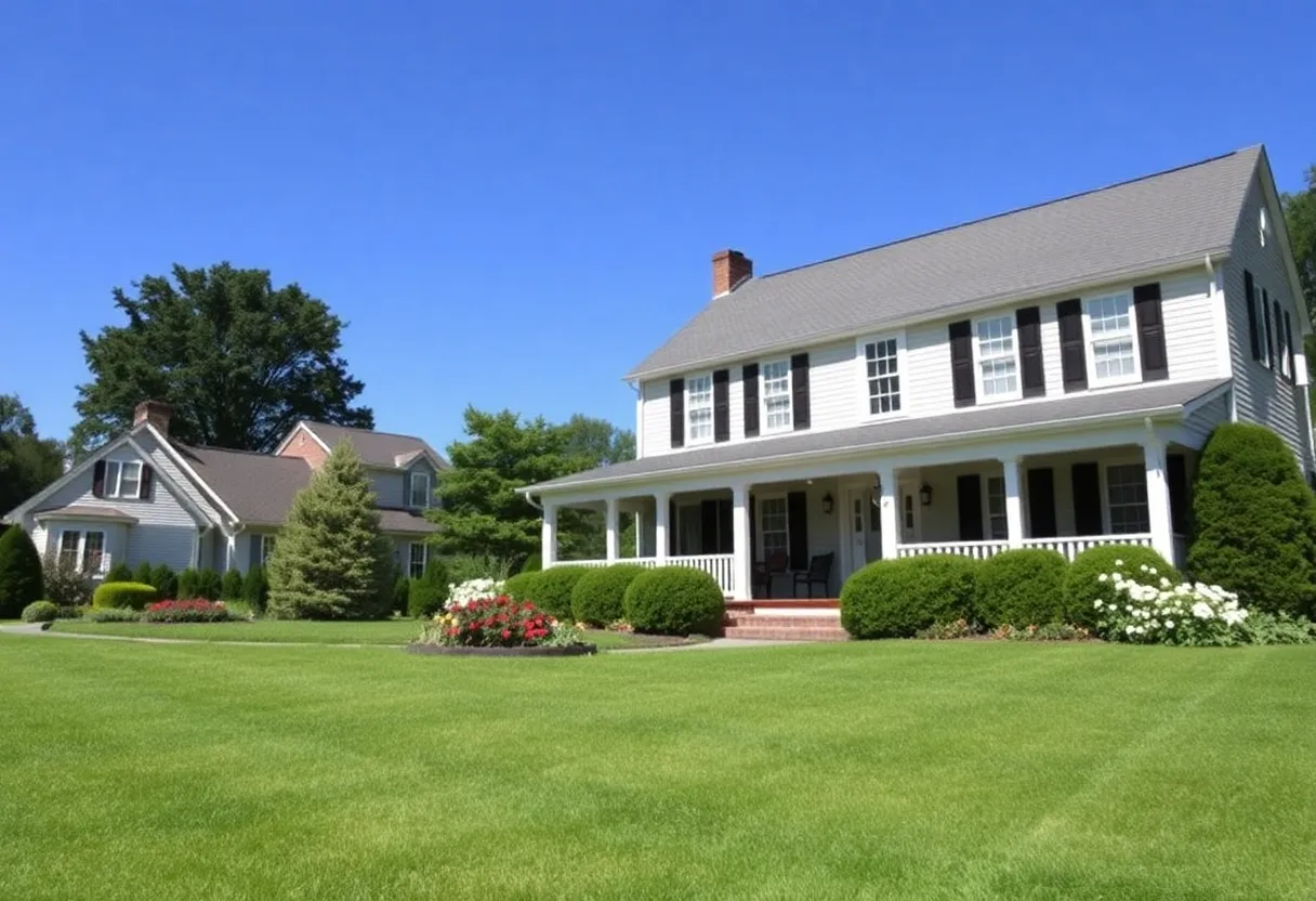 A beautiful Virginia home representing economic stability in housing