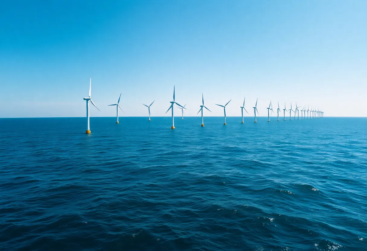 Offshore wind turbines in Virginia's ocean